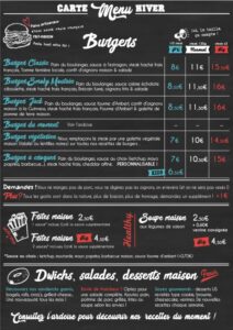 au Camion à croquer food truck burger sandwich pastrami rennes cesson chantepie saint-médard sur ille carte 2026 hiver menu